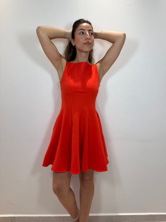 Fire Red Cocktail - Dress